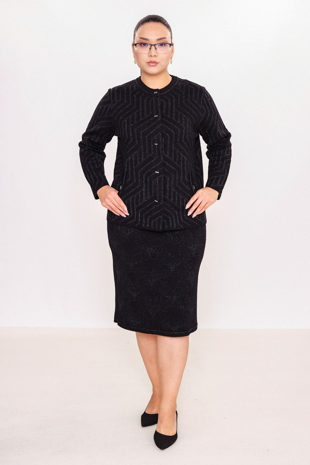 Desender - Plus Size Cardigan (DES27K43129)