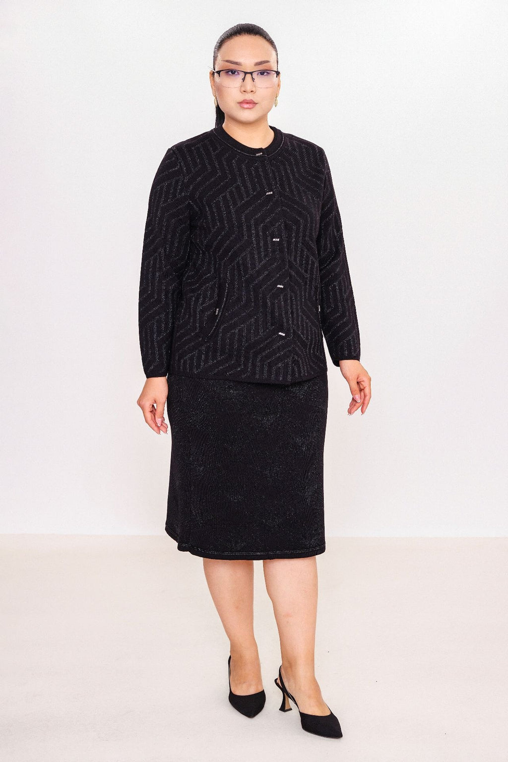 Desender - Plus Size Cardigan (DES27K43129)