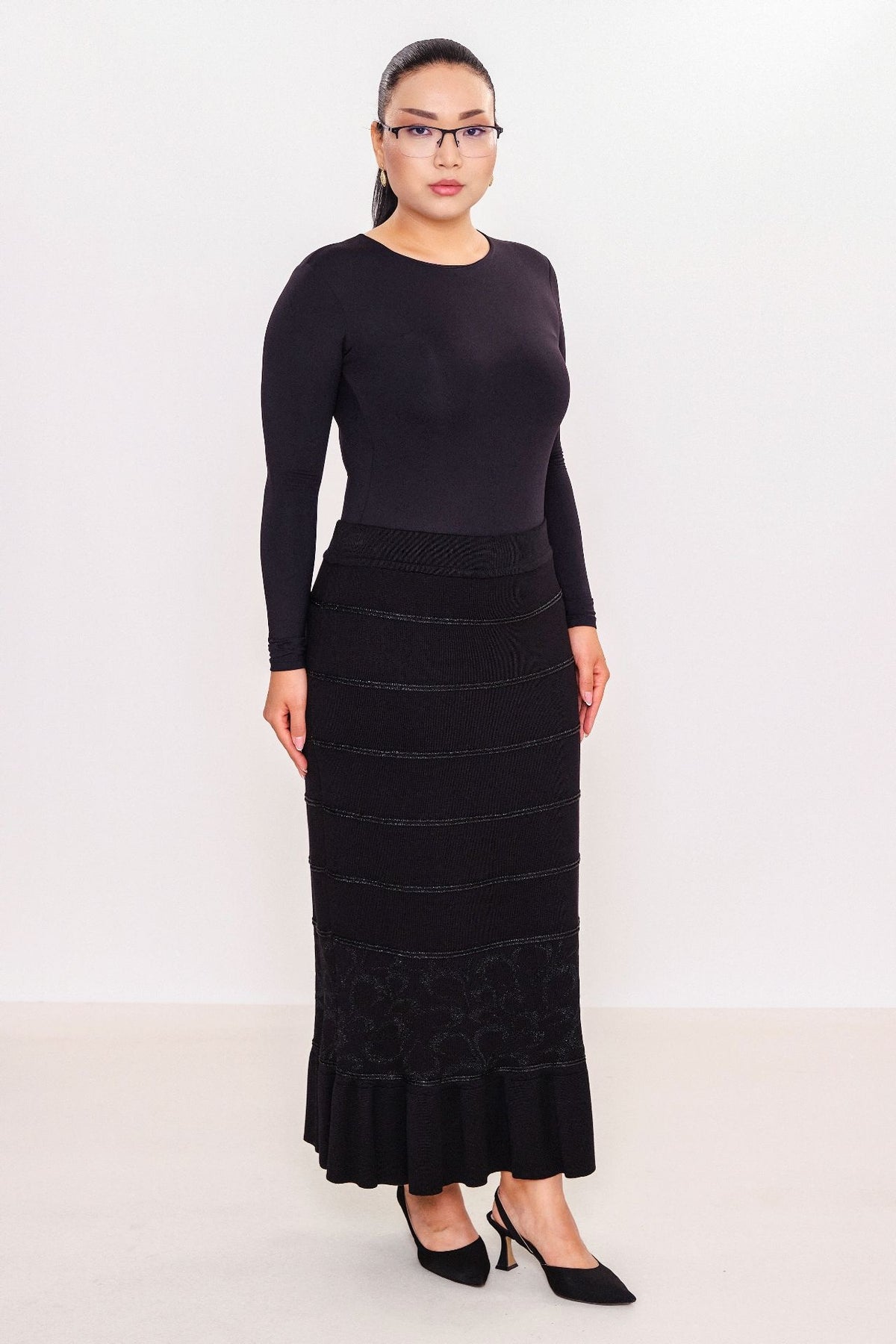 Desender - Plus Size Skirt Knitwear (DES27K5671)