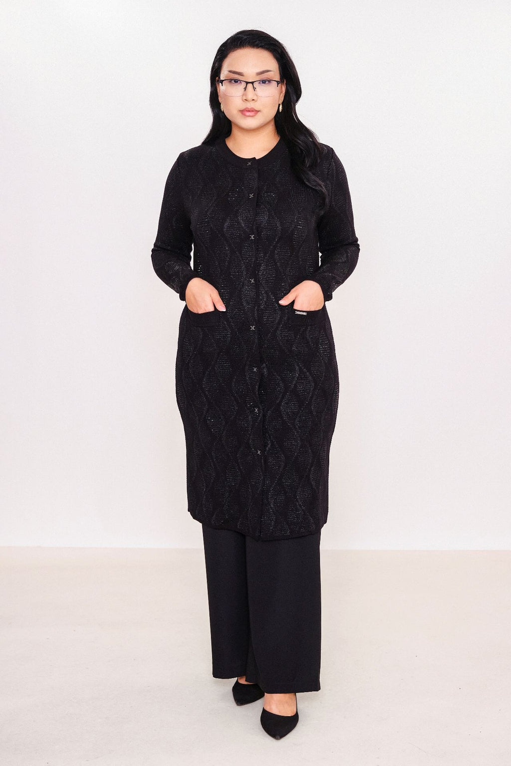 Desender - Plus Size Cardigan (DES27K43312)