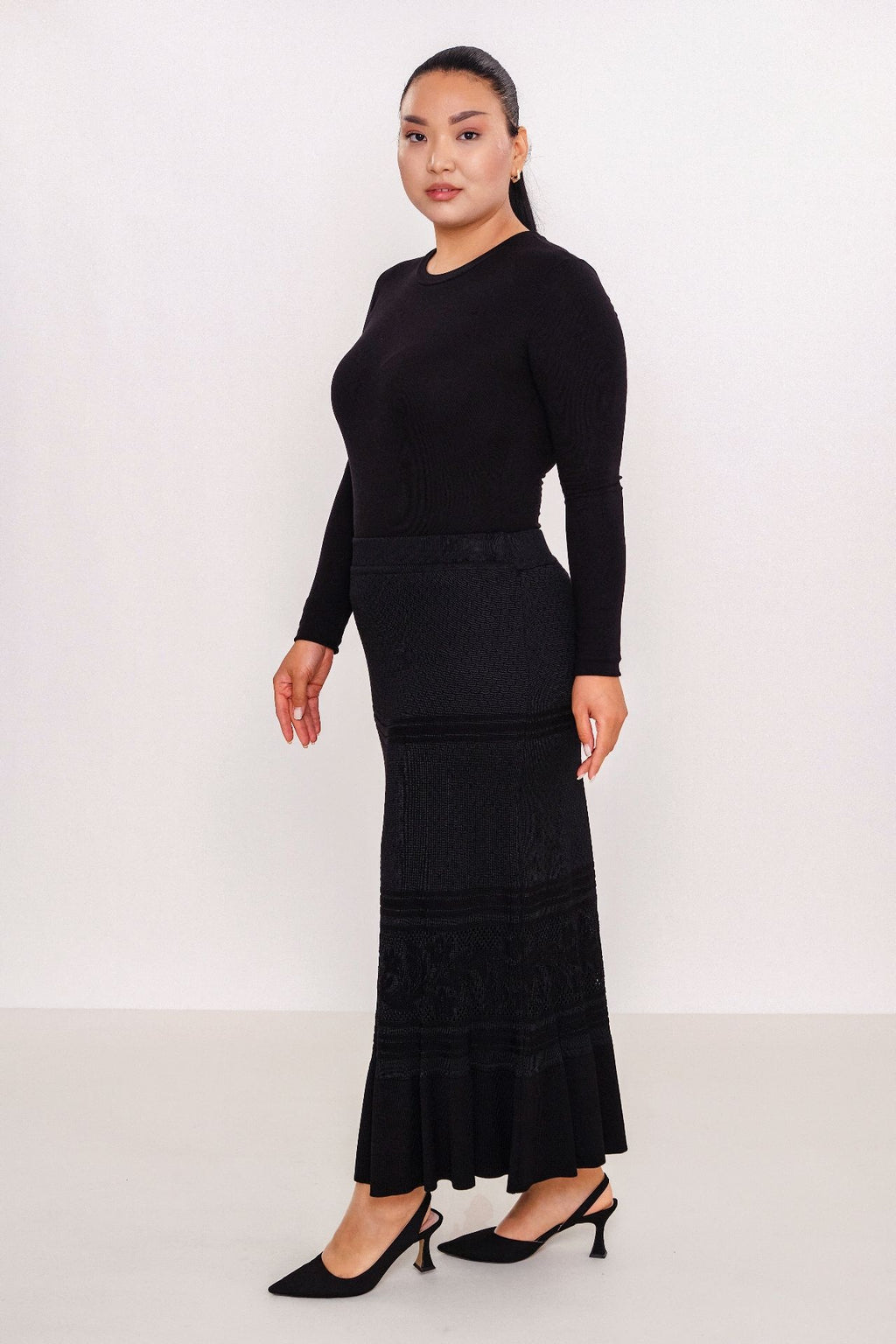 Desender - Plus Size Skirt Knitwear (DES27K5605)