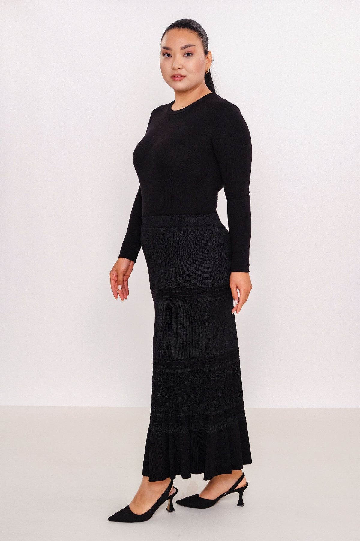 Desender - Plus Size Skirt Knitwear (DES27K5605)