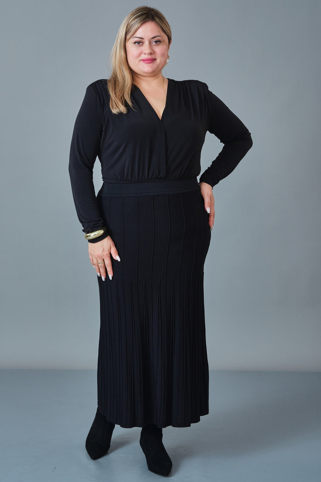 Desender - Plus Size Skirt Knitwear (DES27K5629)