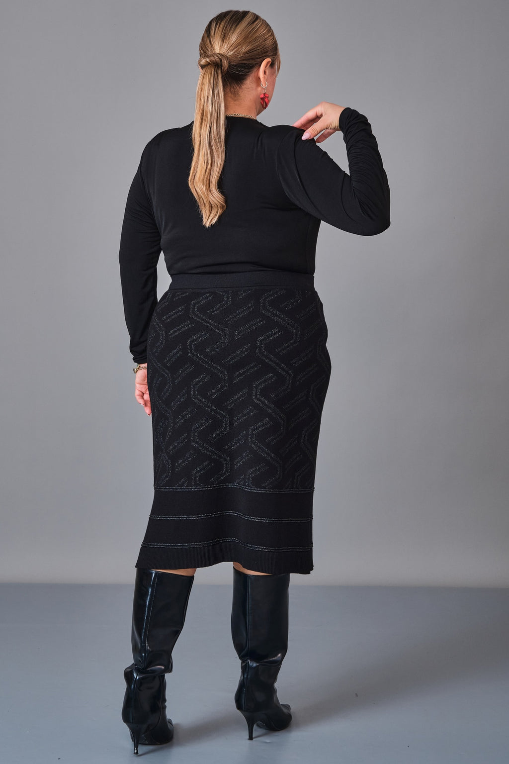 Desender - Plus Size Skirt Knitwear (DES27K5639) - 8690200229442