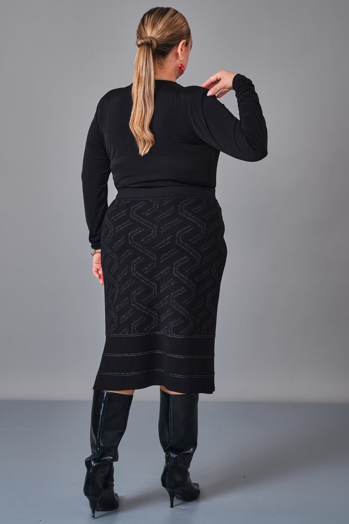 Desender - Plus Size Skirt Knitwear (DES27K5639) - 8690200229442