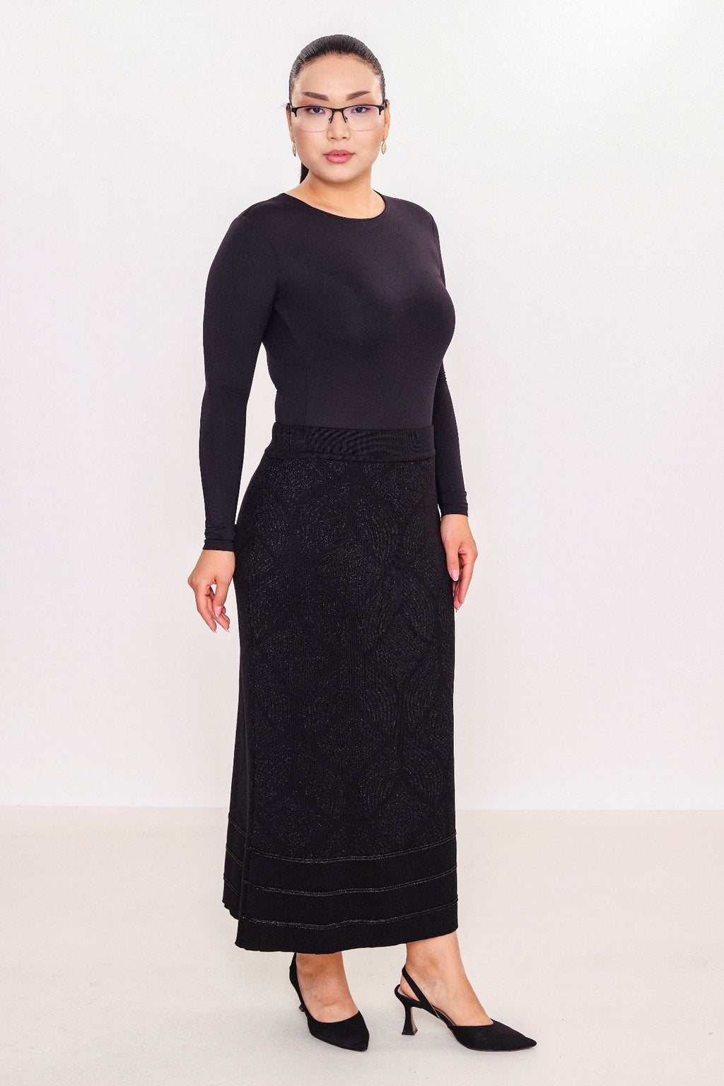 Desender - Plus Size Skirt Knitwear (DES27K5662)