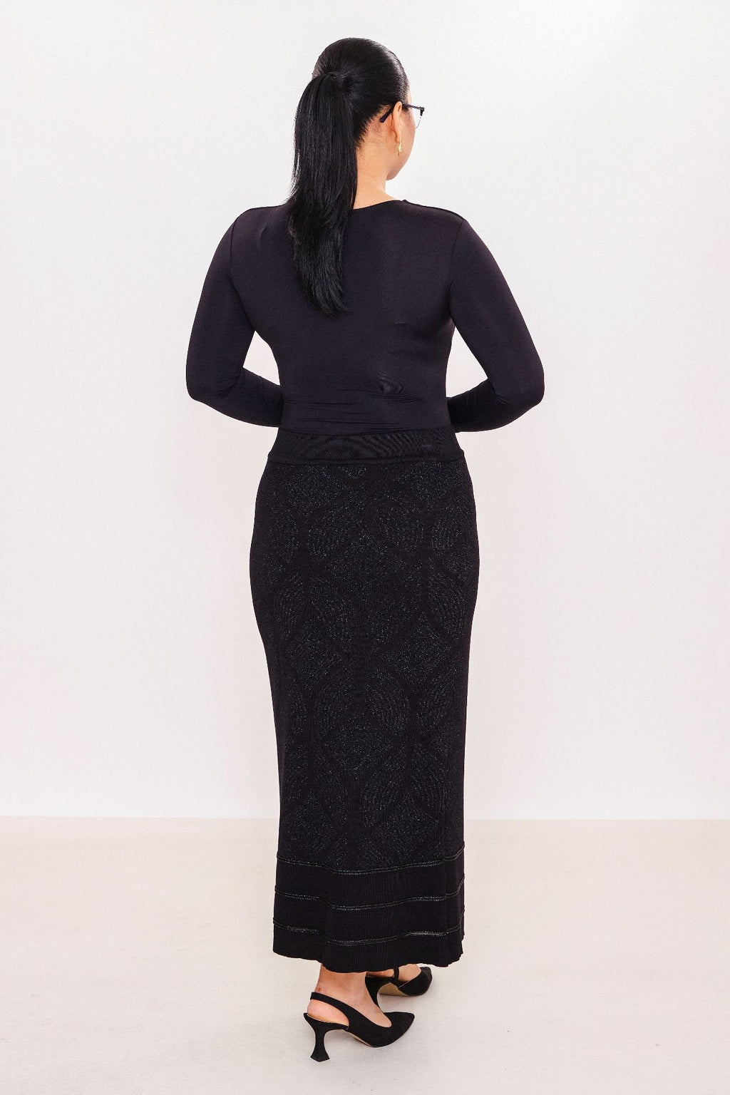 Desender - Plus Size Skirt Knitwear (DES27K5662)