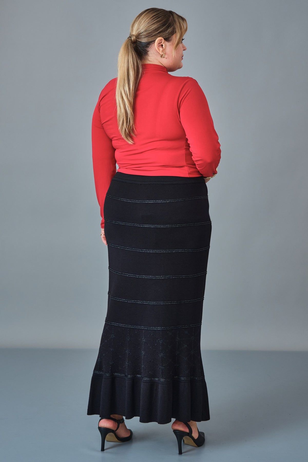 Desender - Plus Size Skirt Knitwear (DES27K5669)