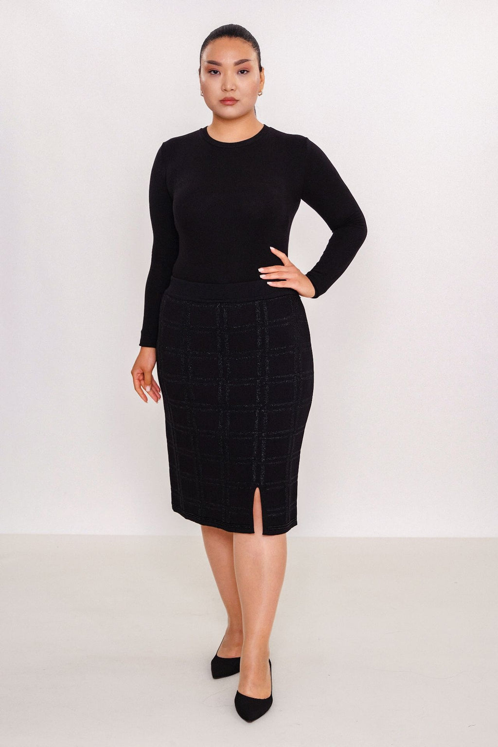 Desender - Plus Size Skirt Knitwear (DES27K5649)