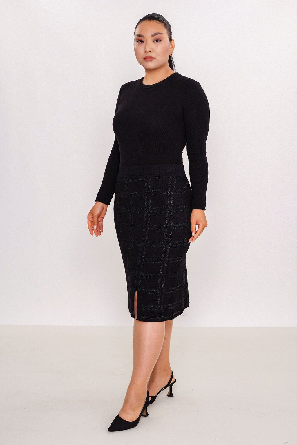 Desender - Plus Size Skirt Knitwear (DES27K5649)
