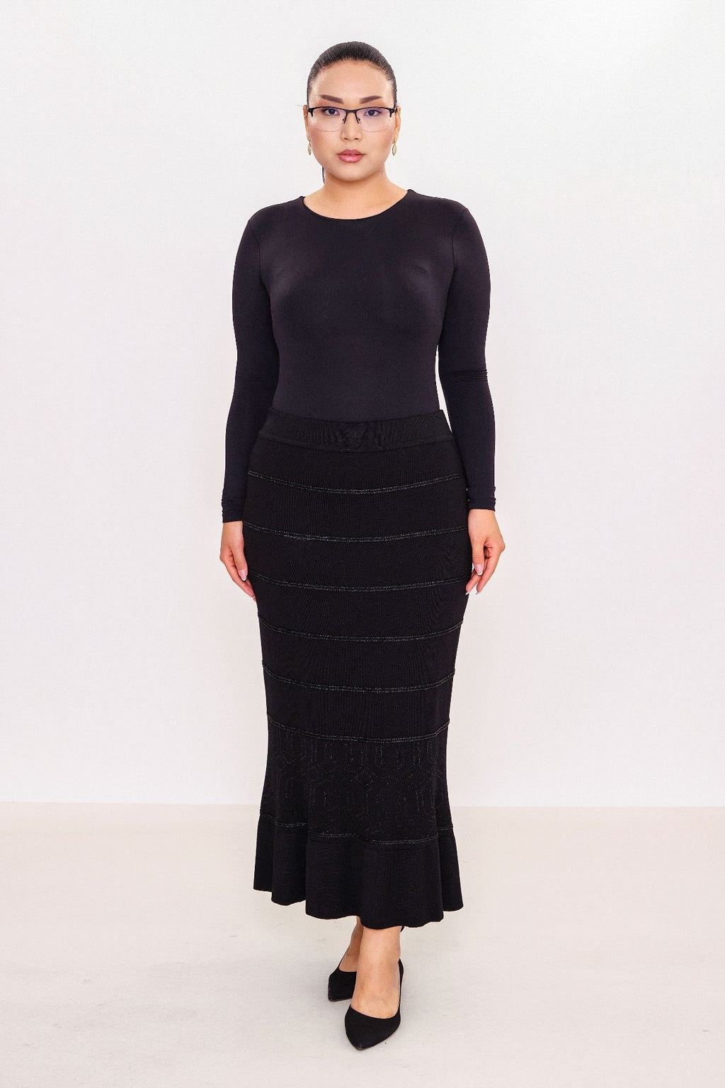 Desender - Plus Size Skirt Knitwear (DES27K5670)