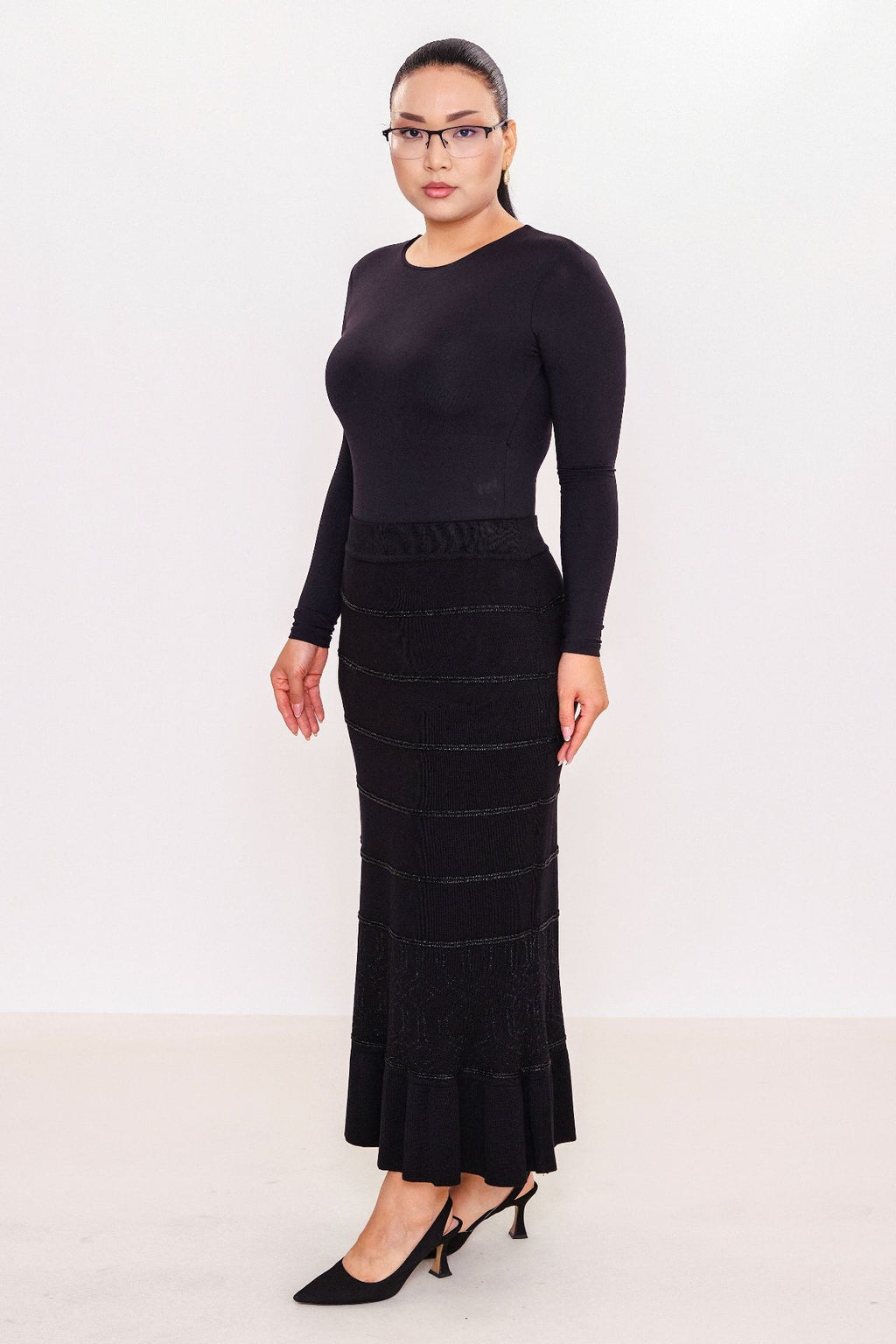 Desender - Plus Size Skirt Knitwear (DES27K5670)