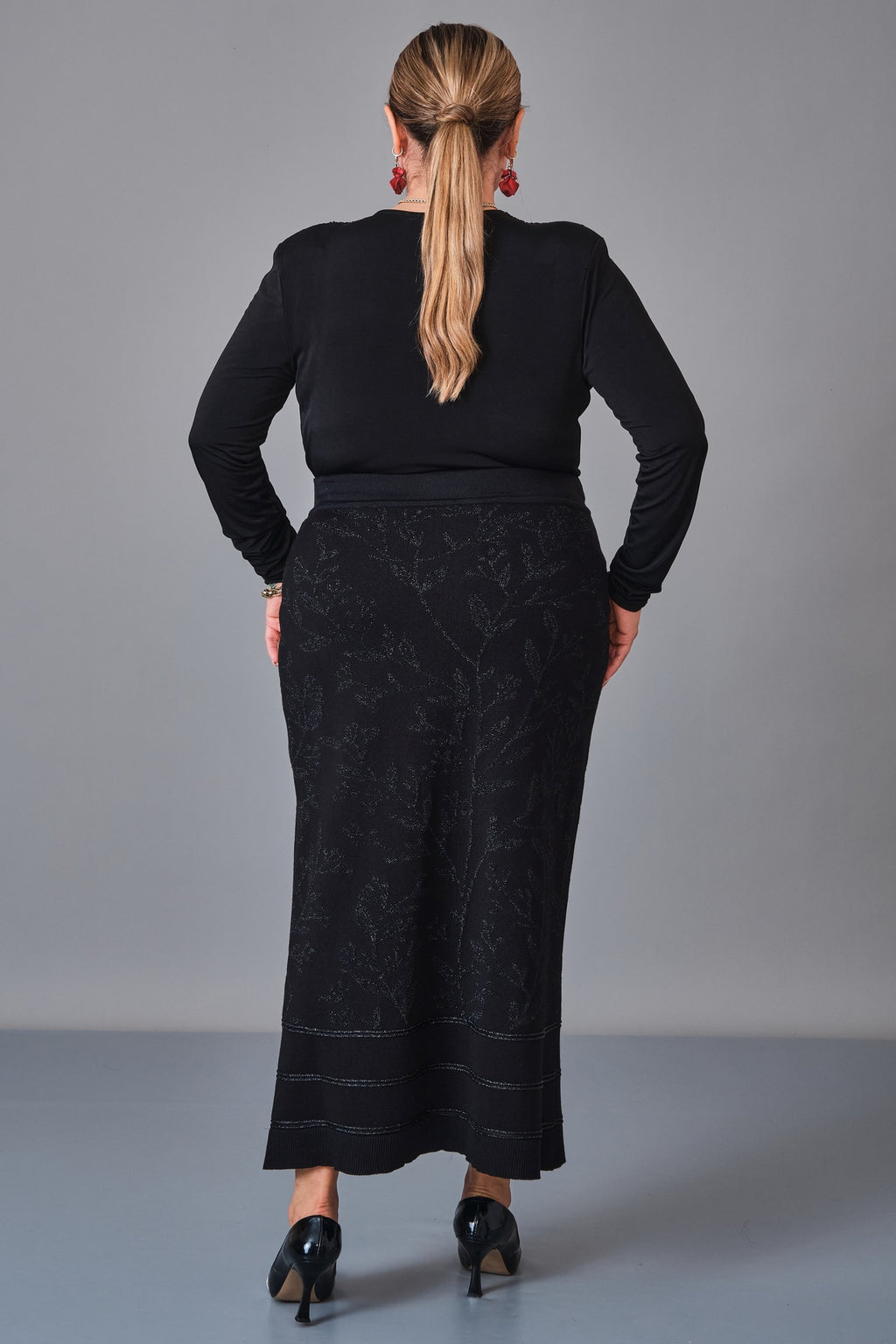 Desender - Plus Size Skirt Knitwear (DES27K5673) - 8690200229503