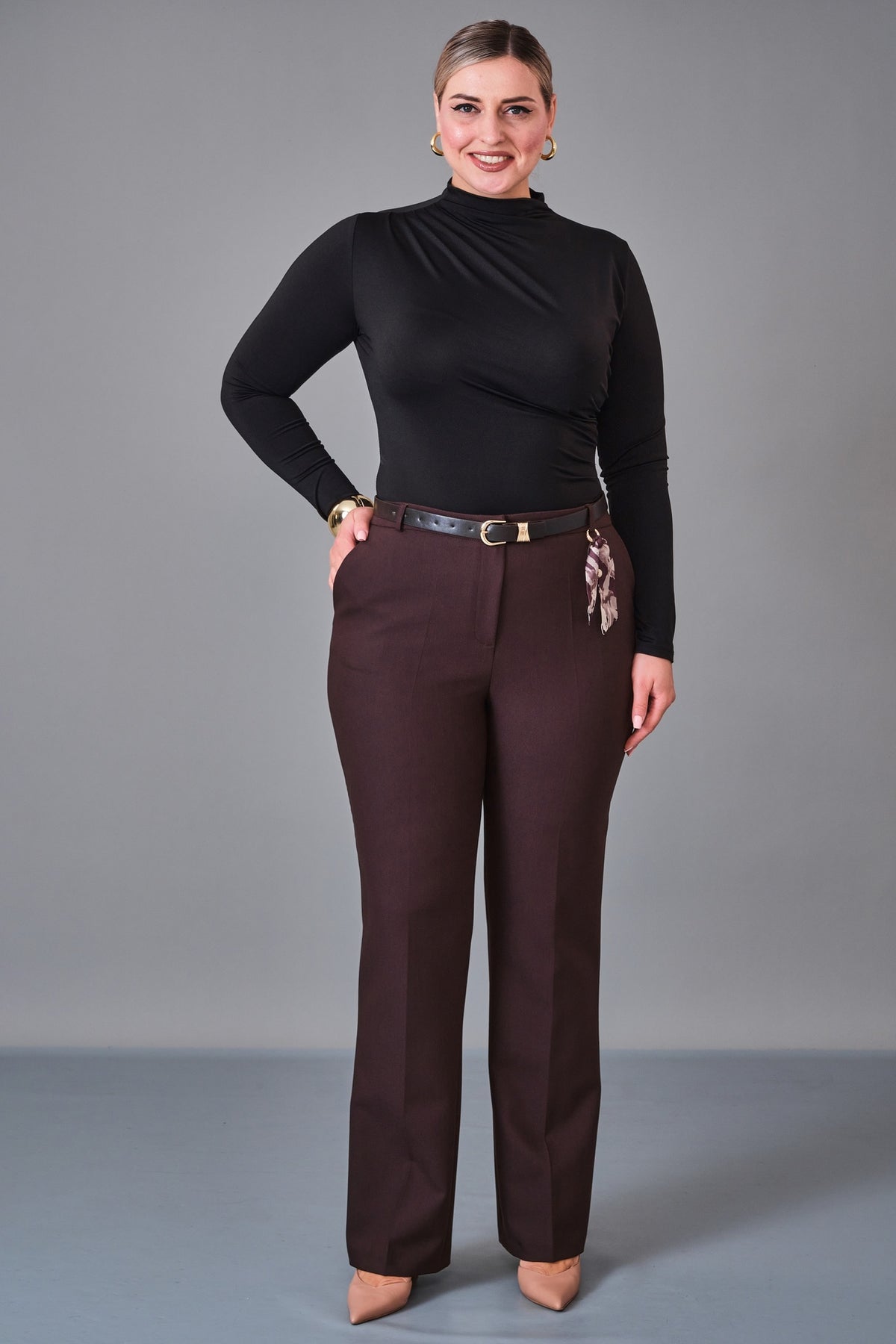 Dayi - Plus Size Trousers (BDY27K50767) - 8690200229619
