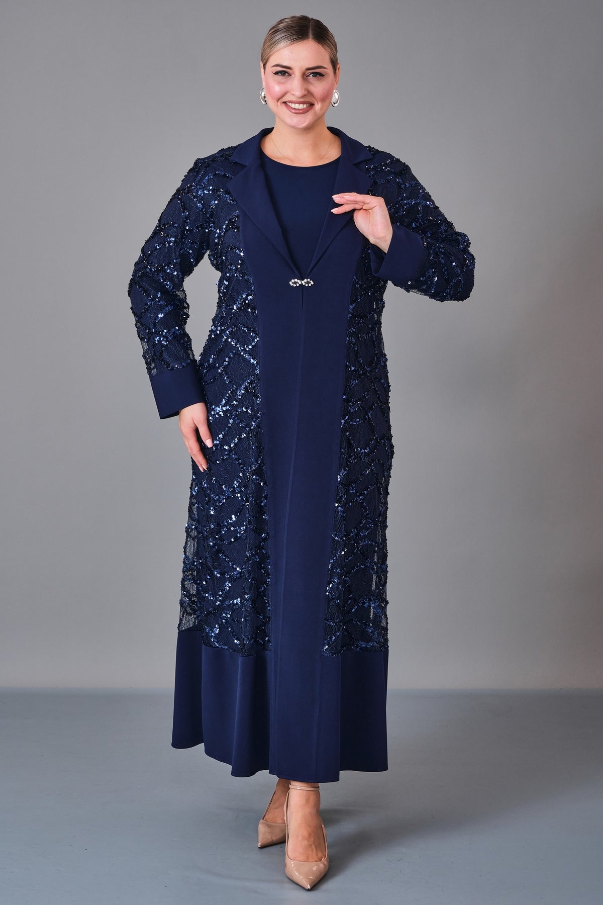 Soley - Plus Size Dress (SLY27K6189) - 8690200229695
