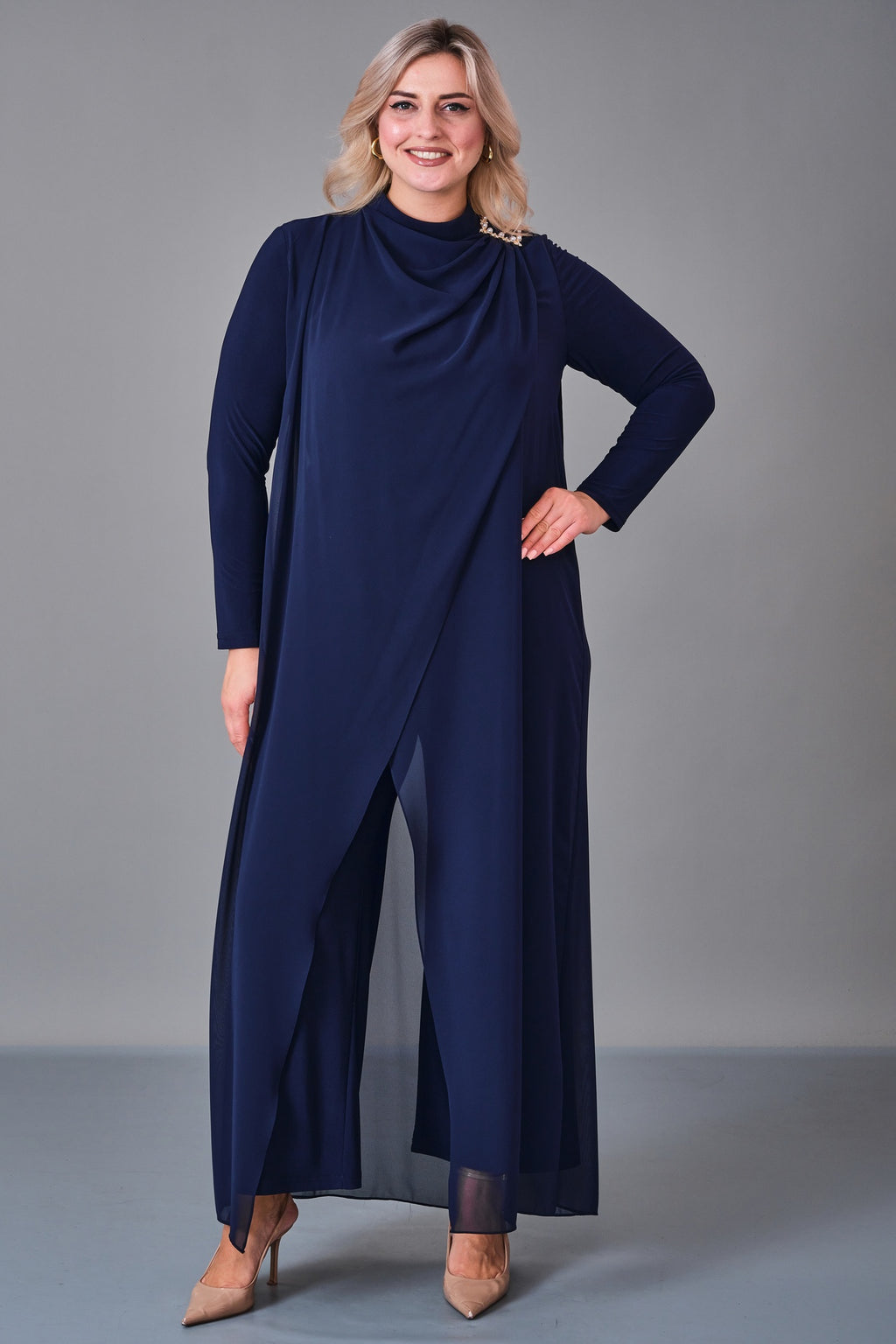 Soley - Plus Size Overalls (SLY27K6203) - 8690200229824