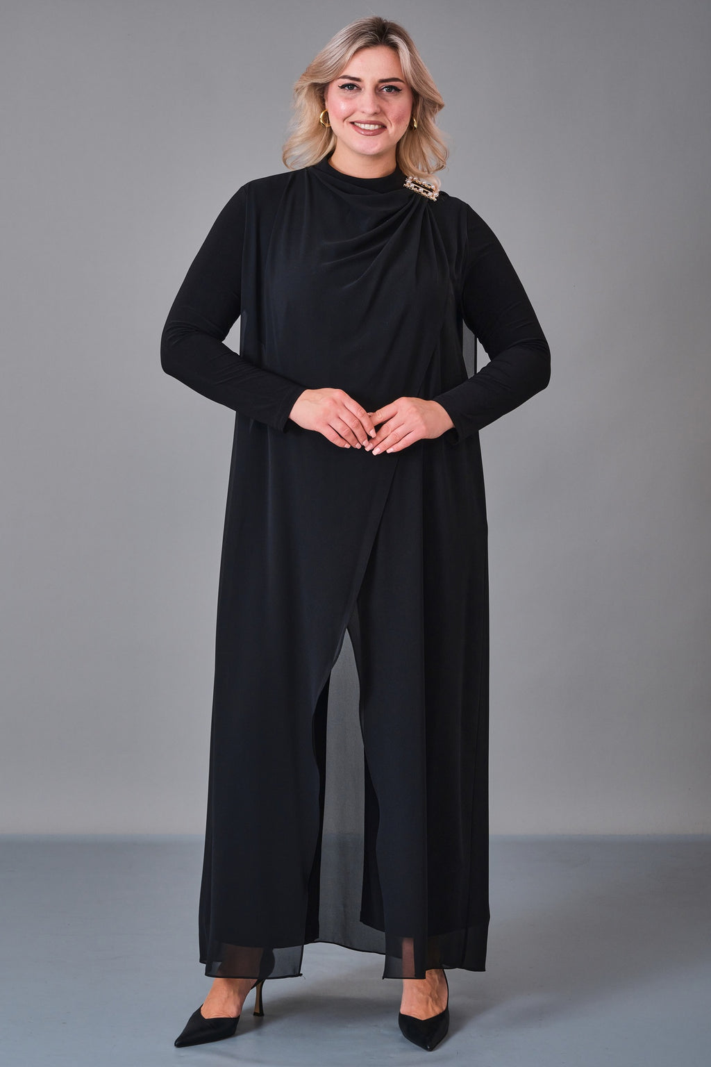 Soley - Plus Size Overalls (SLY27K6203) - 8690200229855