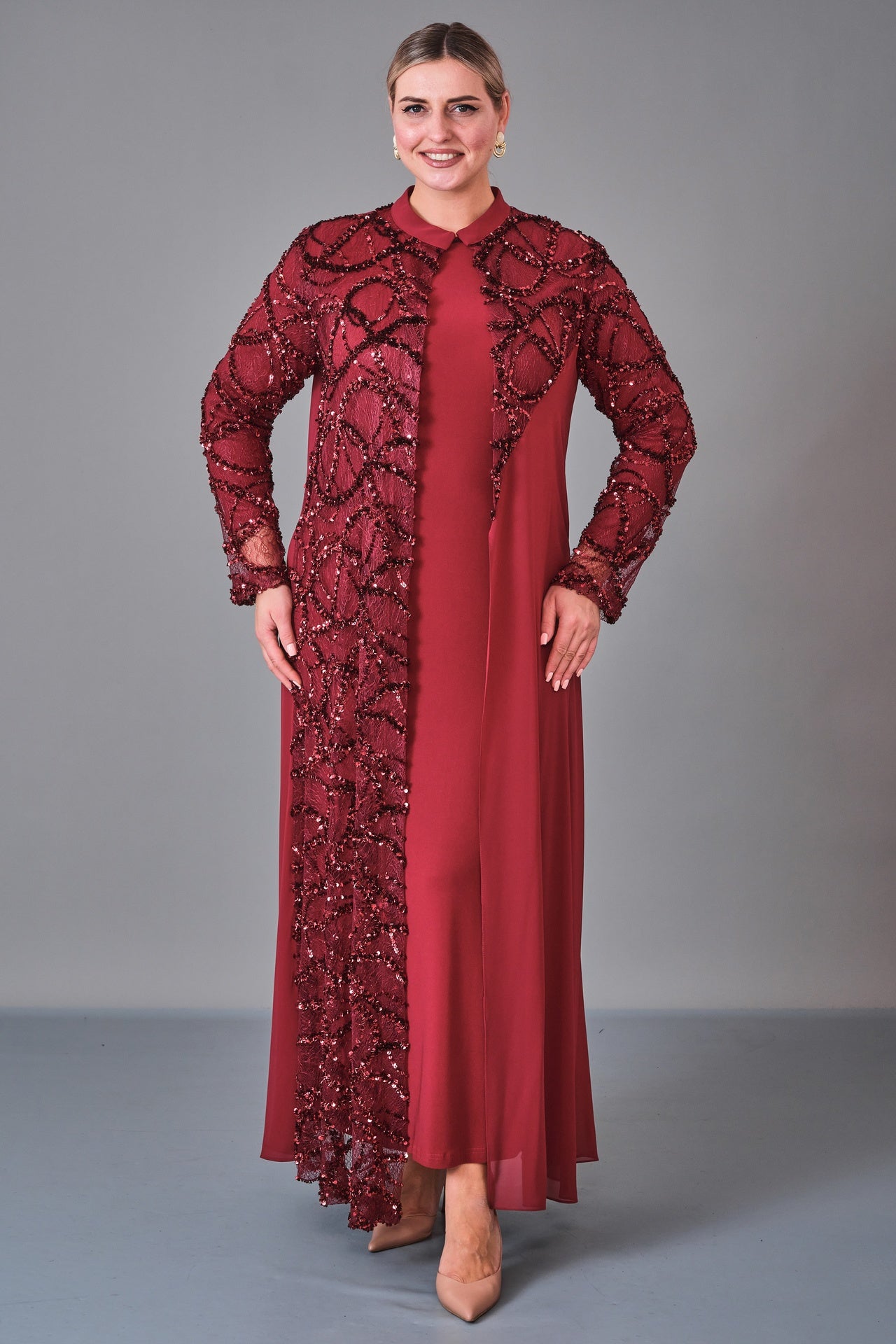 Soley - Plus Size Dress (SLY27K6200) - 8690200230028