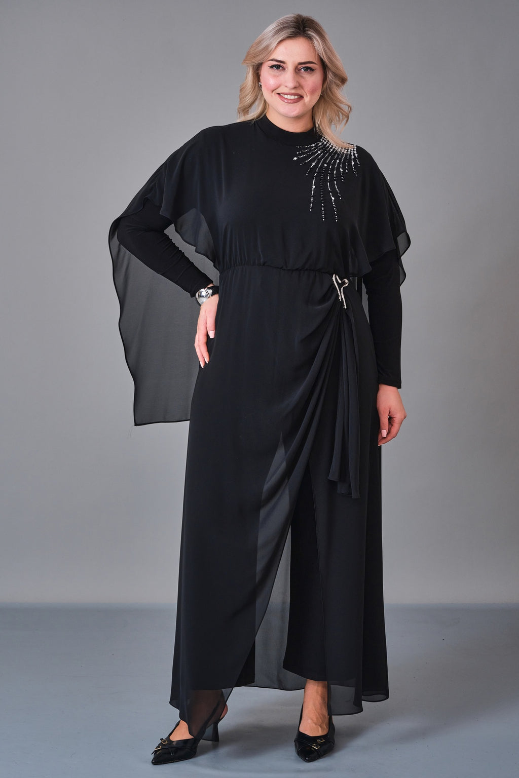 Soley - Plus Size Overalls (SLY27K6204) - 8690200230141