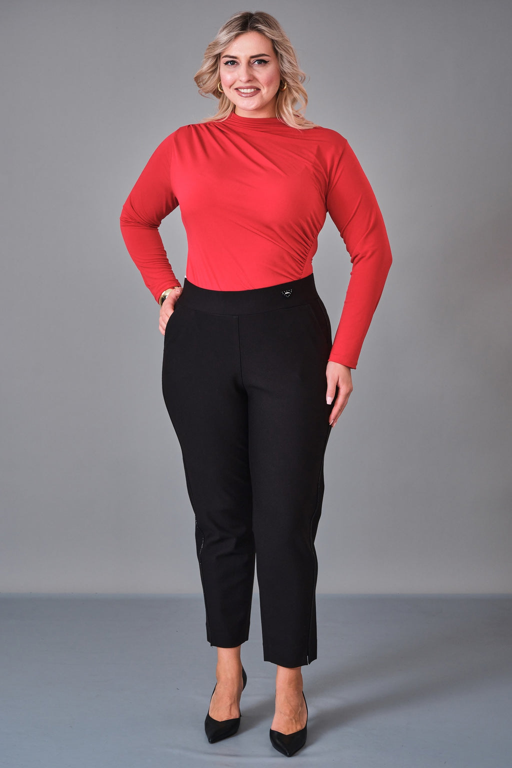 Elitline - Plus Size Trousers (ELT27K1-01-4131) - 8690200230806