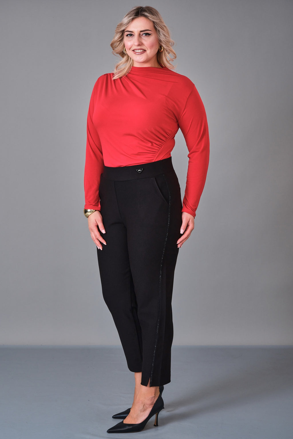 Elitline - Plus Size Trousers (ELT27K1-01-4131) - 8690200230806