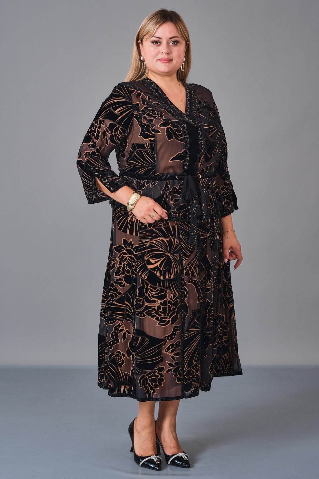 Gumanize - Extended Plus Size Dress (GMZ2026-488-8015) - 8690200231049
