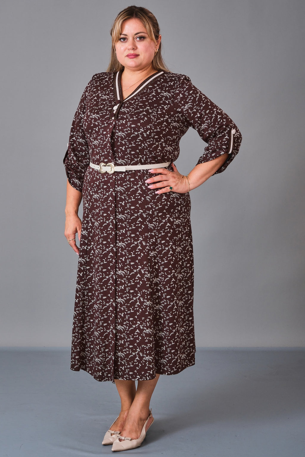 Gumanize - Plus Size Dress (GMZ2026-54-7909) - 8690200231063