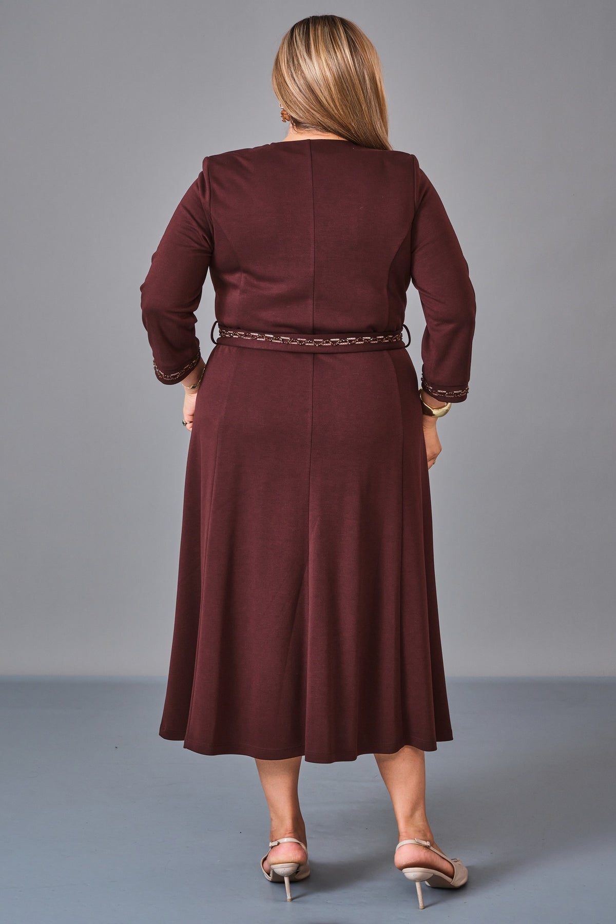 Gumanize - Plus Size Dress (GMZ2027-44-7928) - 8690200231131