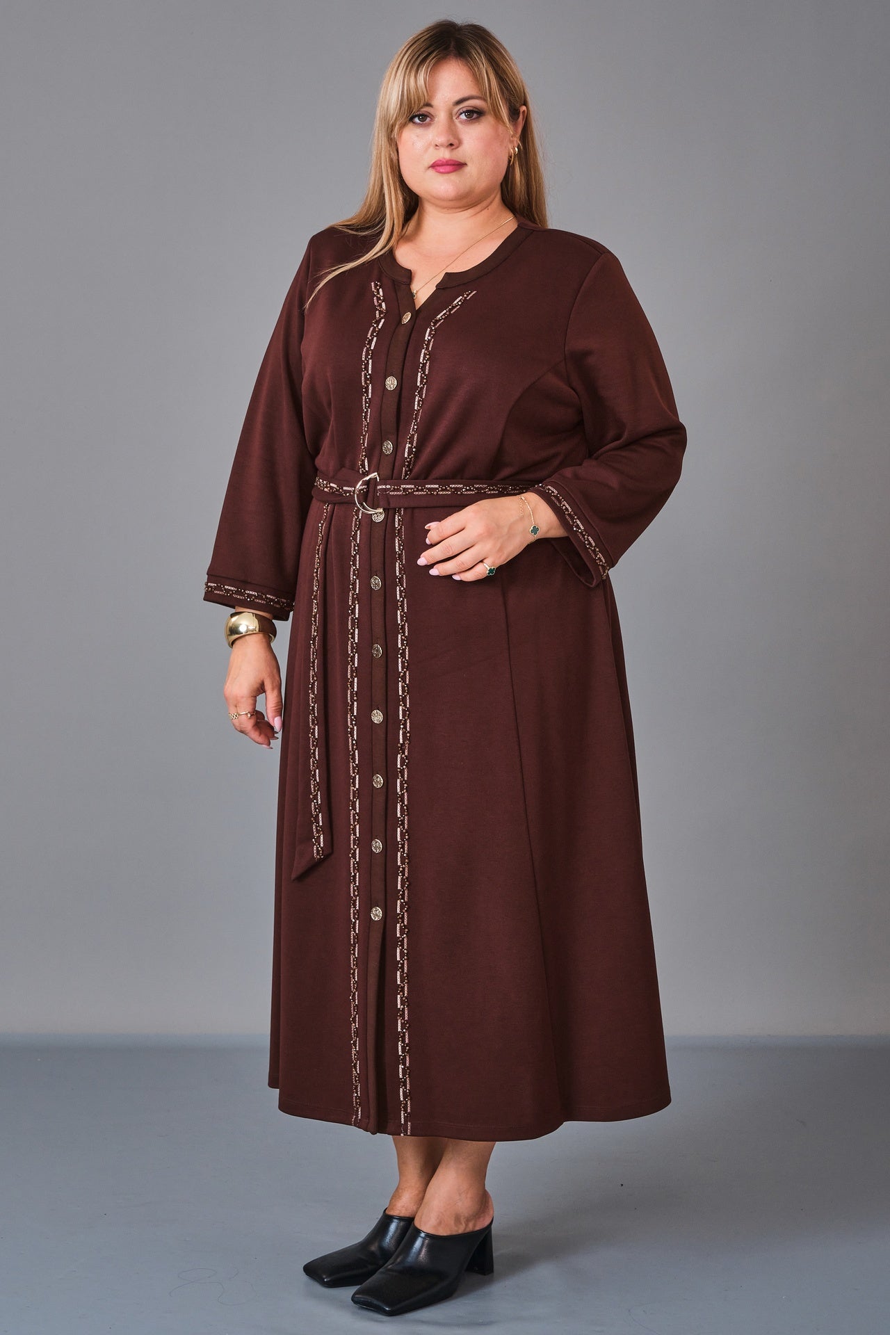 Gumanize - Extended Plus Size Dress (GMZ2027-45-7928) - 8690200231186