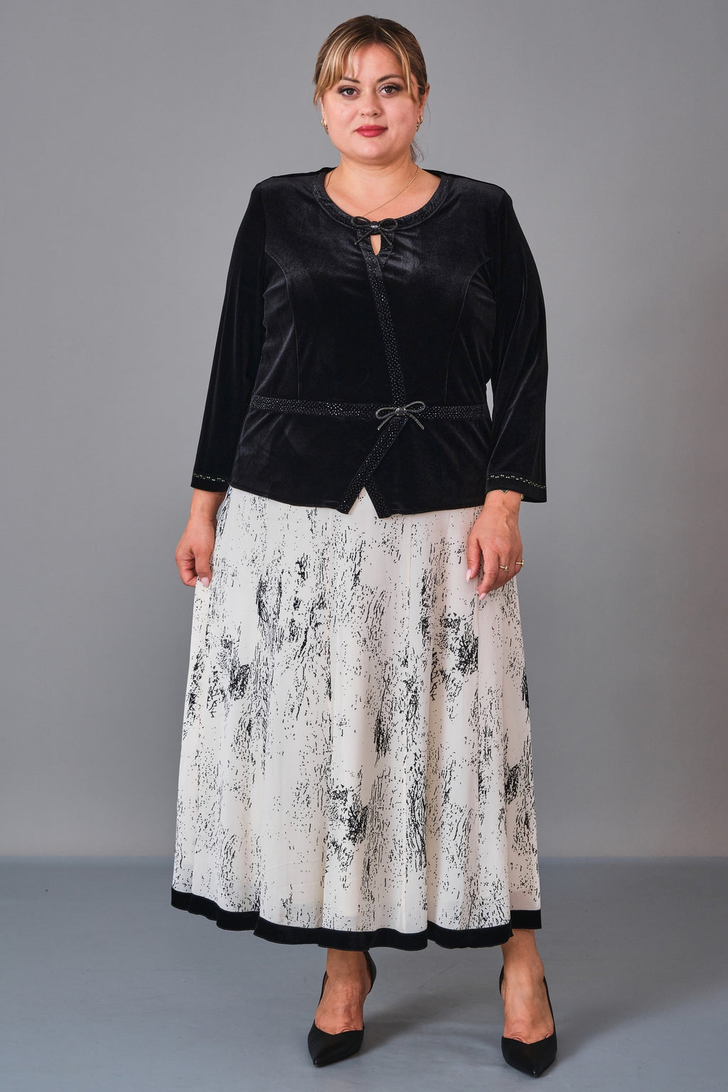 Gumanize - Extended Plus Size Dress (GMZ2027-69-8112) - 8690200231247