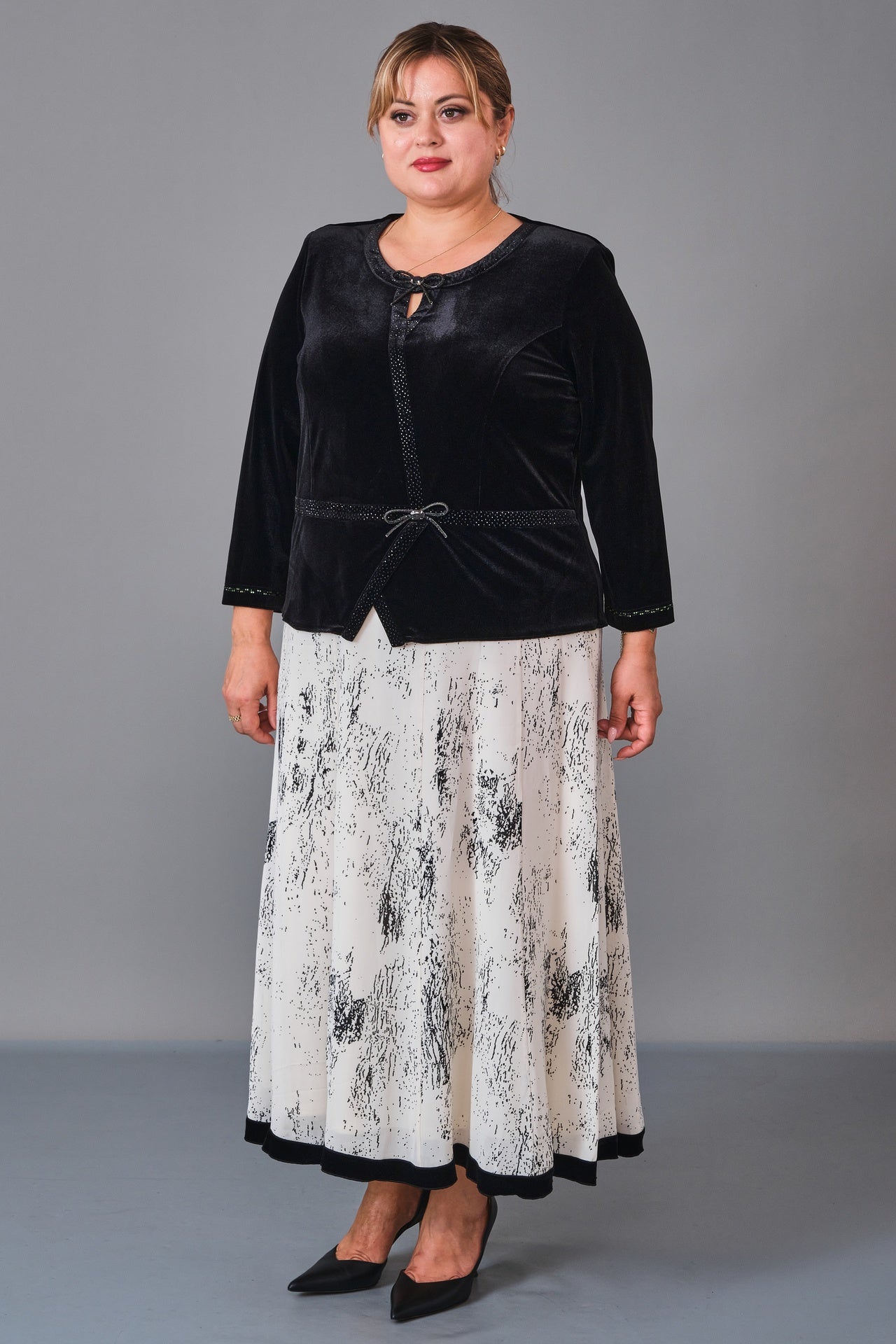 Gumanize - Extended Plus Size Dress (GMZ2027-69-8112) - 8690200231247