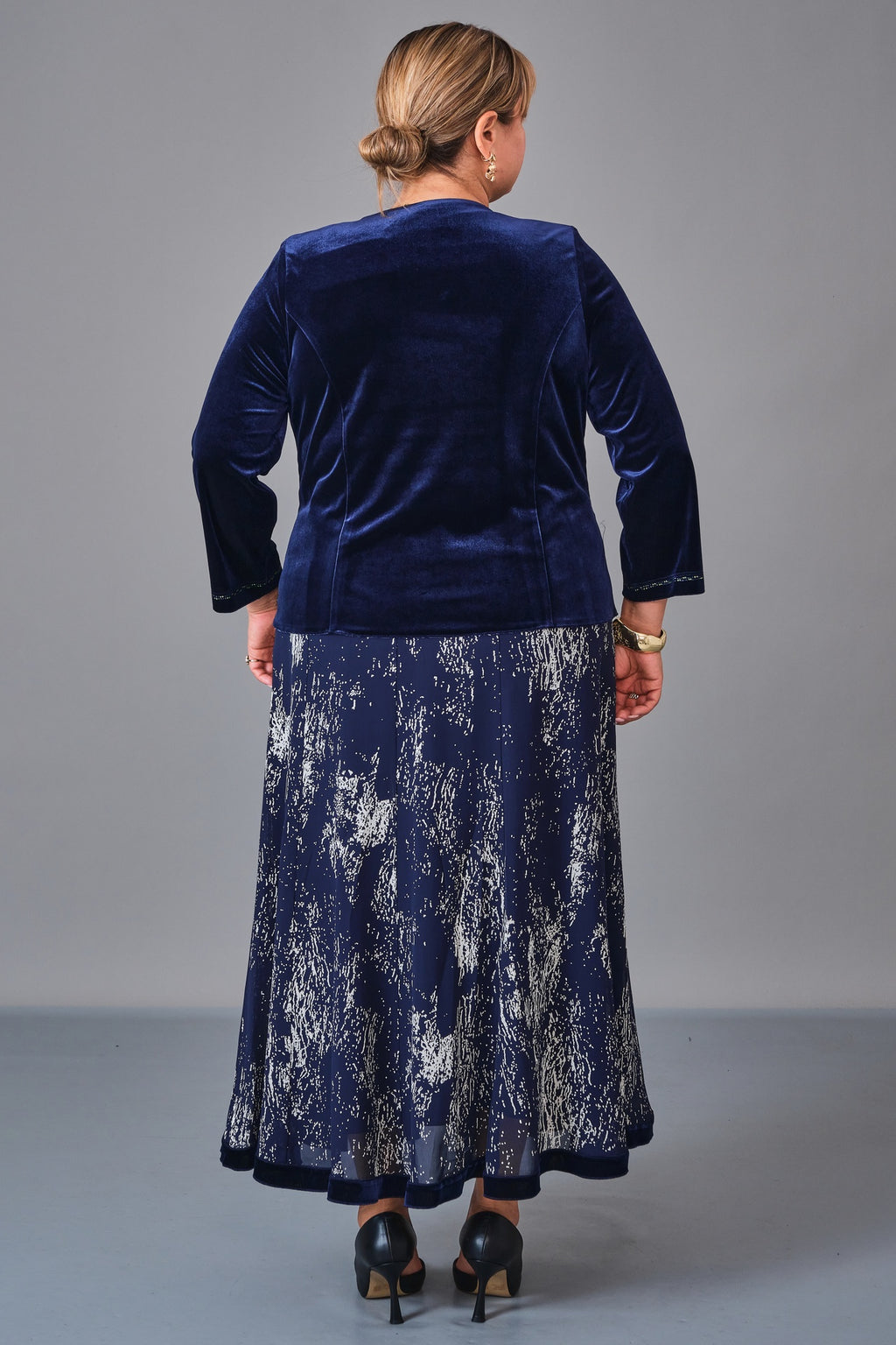 Gumanize - Extended Plus Size Dress (GMZ2027-69-8112) - 8690200231254