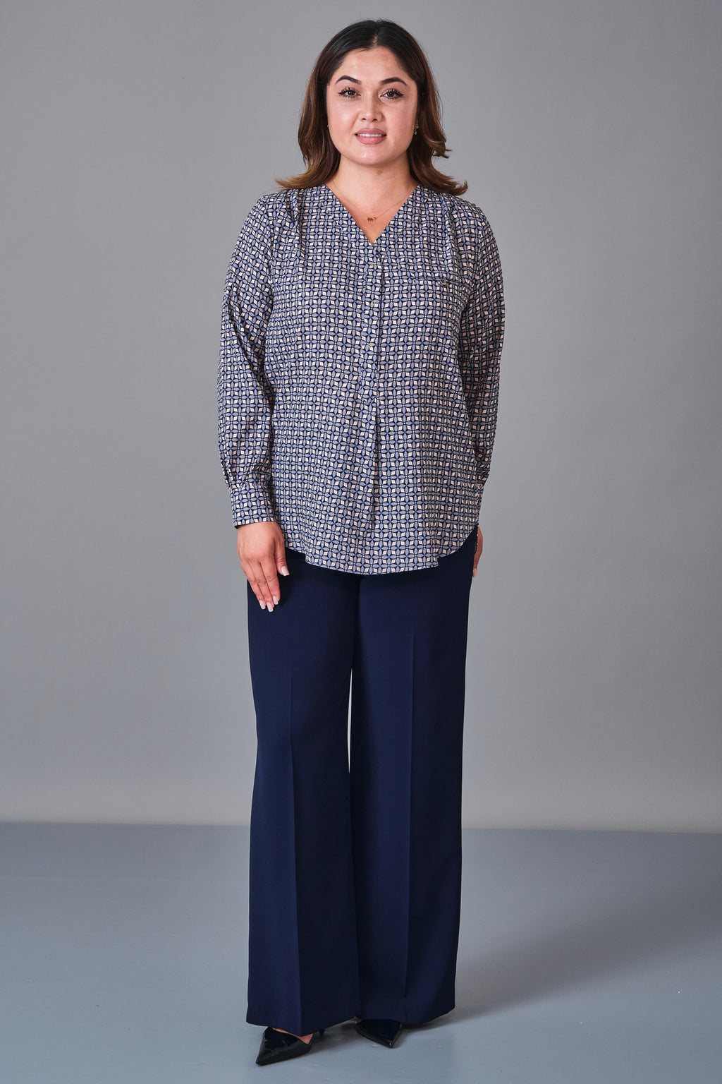 Selen - Plus Size Blouse (SLN27K560252) - 8690200231605