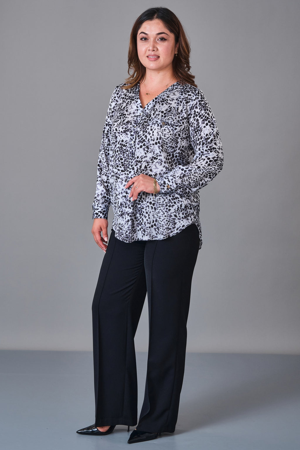 Selen - Plus Size Blouse (SLN27K560252) - 8690200231629