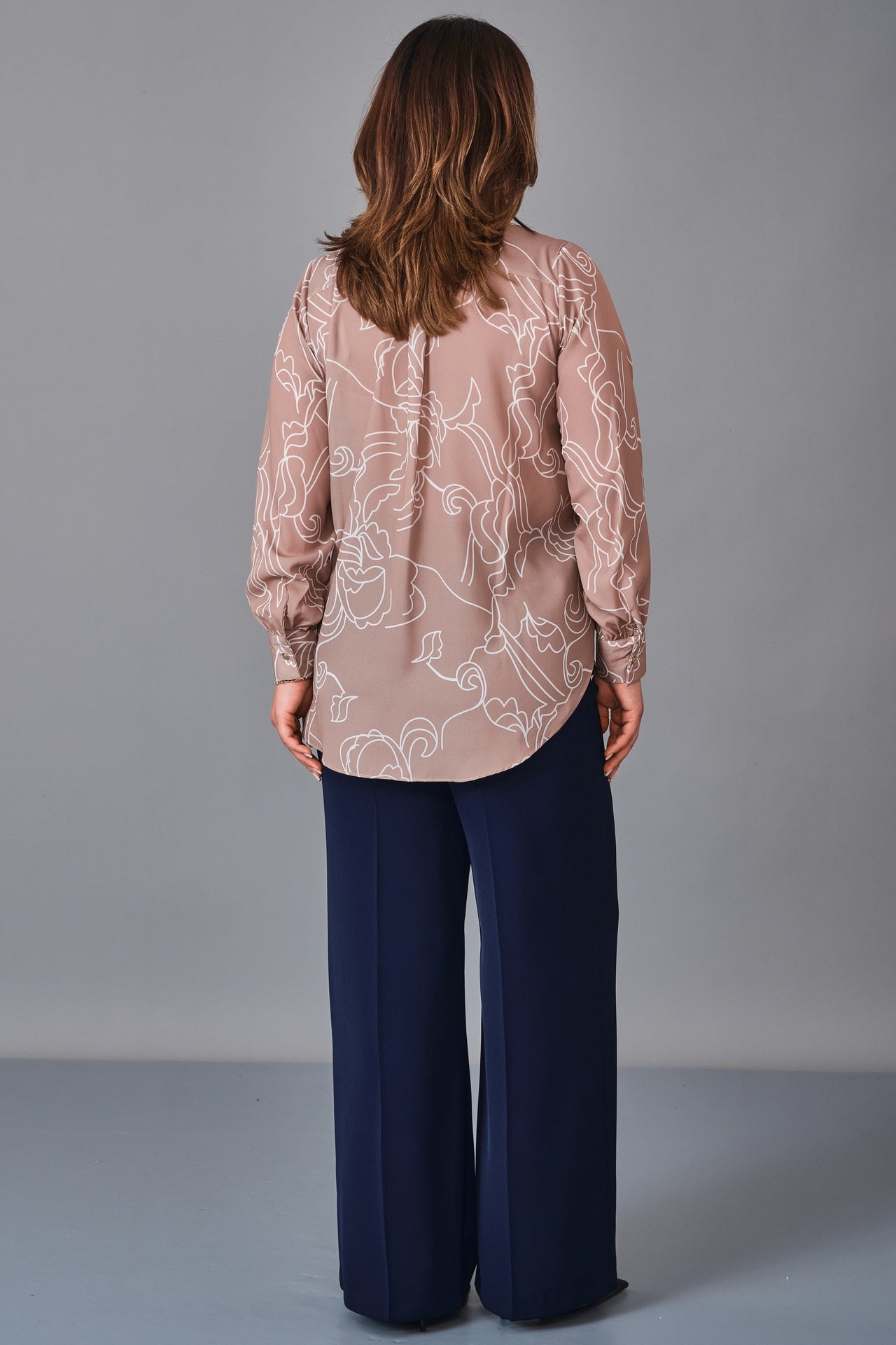 Selen - Plus Size Blouse (SLN27K560252) - 8690200231636