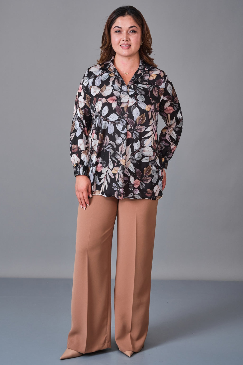Selen - Plus Size Blouse (SLN27K060301) - 8690200231650