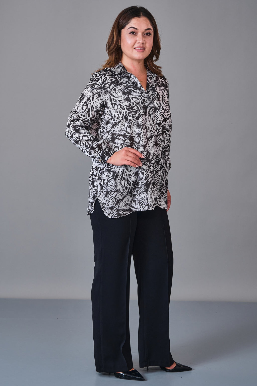 Selen - Plus Size Blouse (SLN27K060301) - 8690200231667