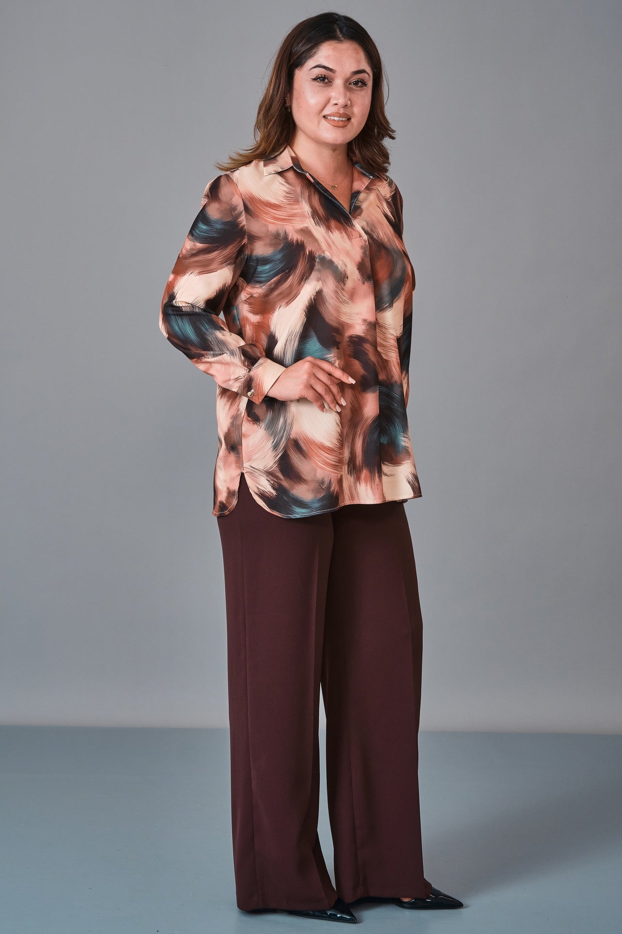 Selen - Plus Size Blouse (SLN27K060301) - 8690200231674