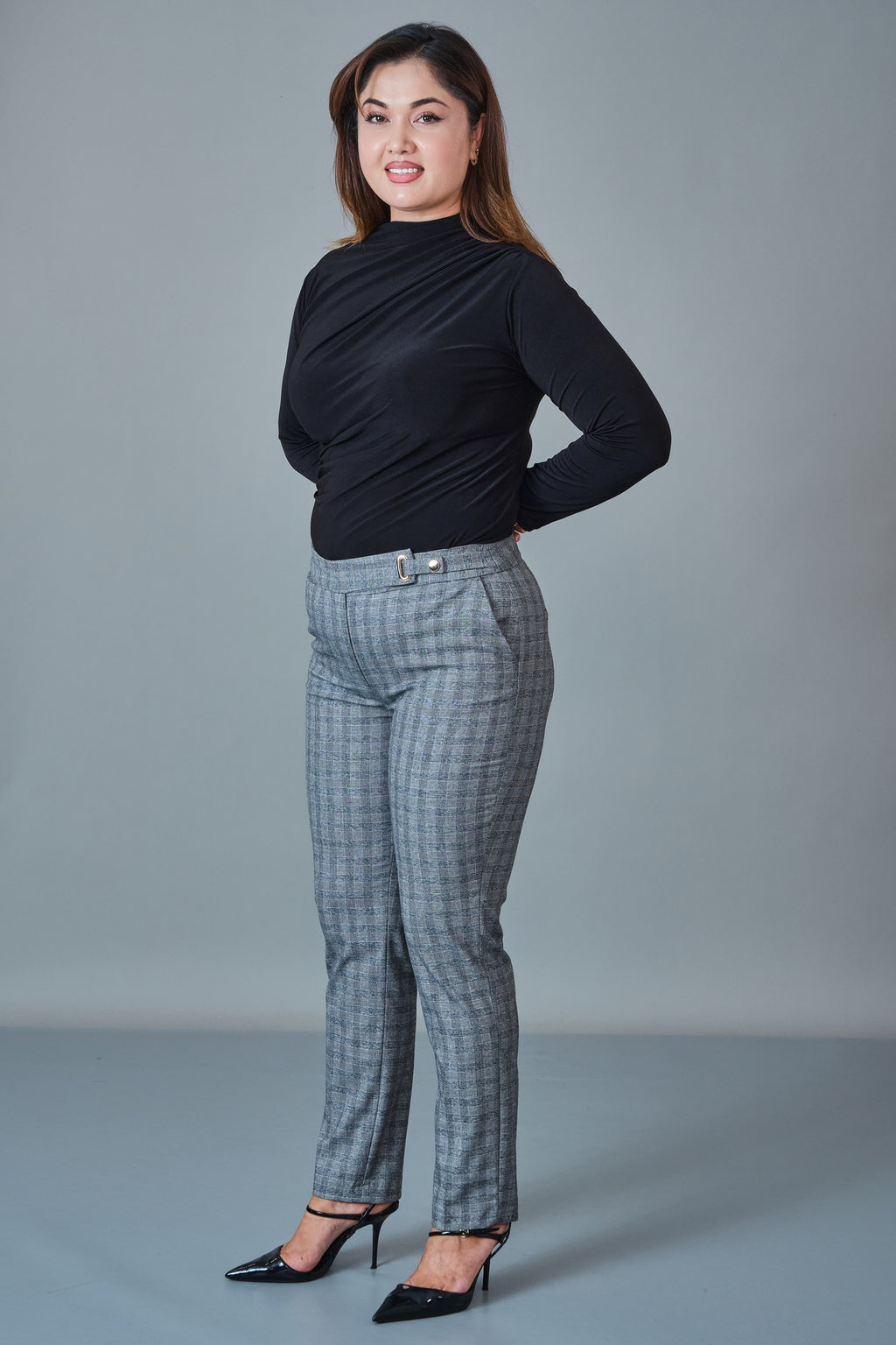 Selen - Plus Size Trousers (SLN27K31785)