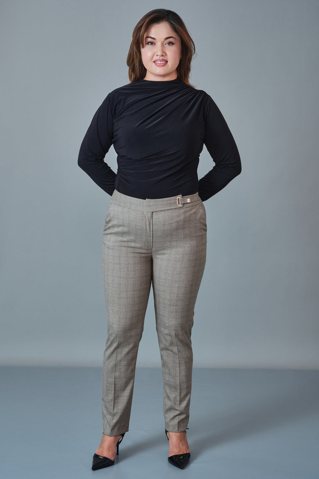 Selen - Plus Size Trousers (SLN27K31785)