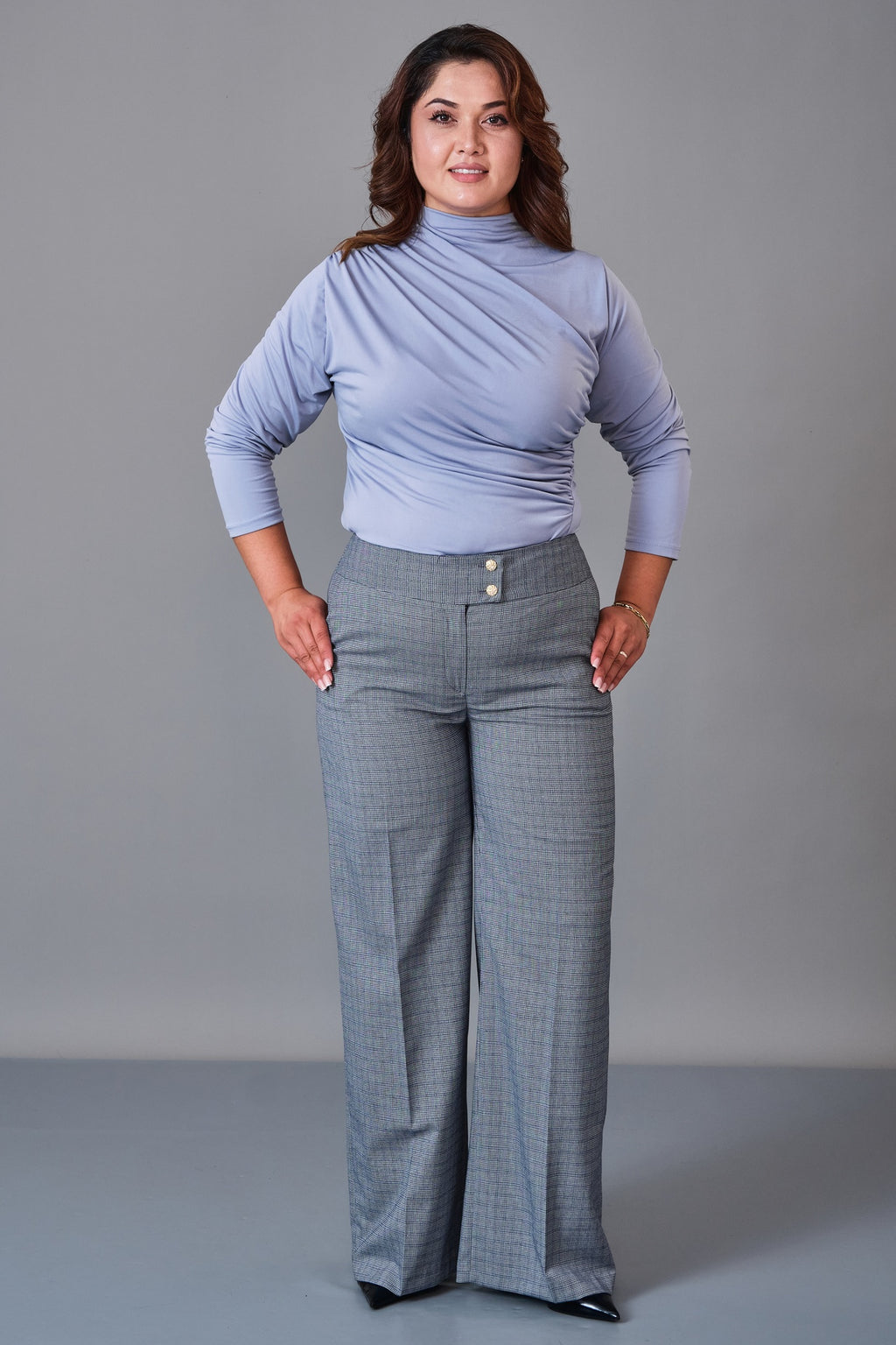 Selen - Plus Size Trousers (SLN27K41890) - 8690200231766
