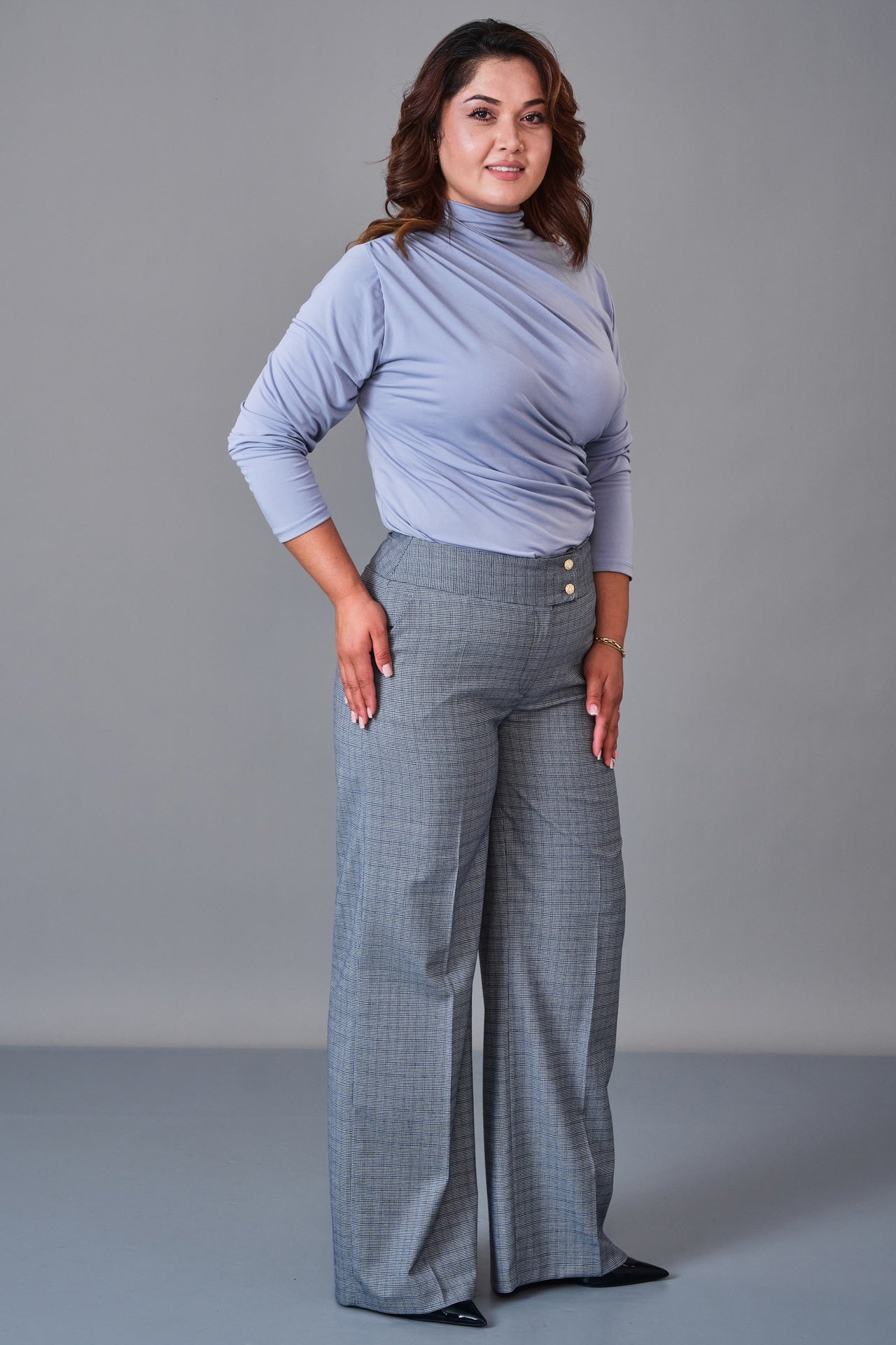 Selen - Plus Size Trousers (SLN27K41890) - 8690200231766