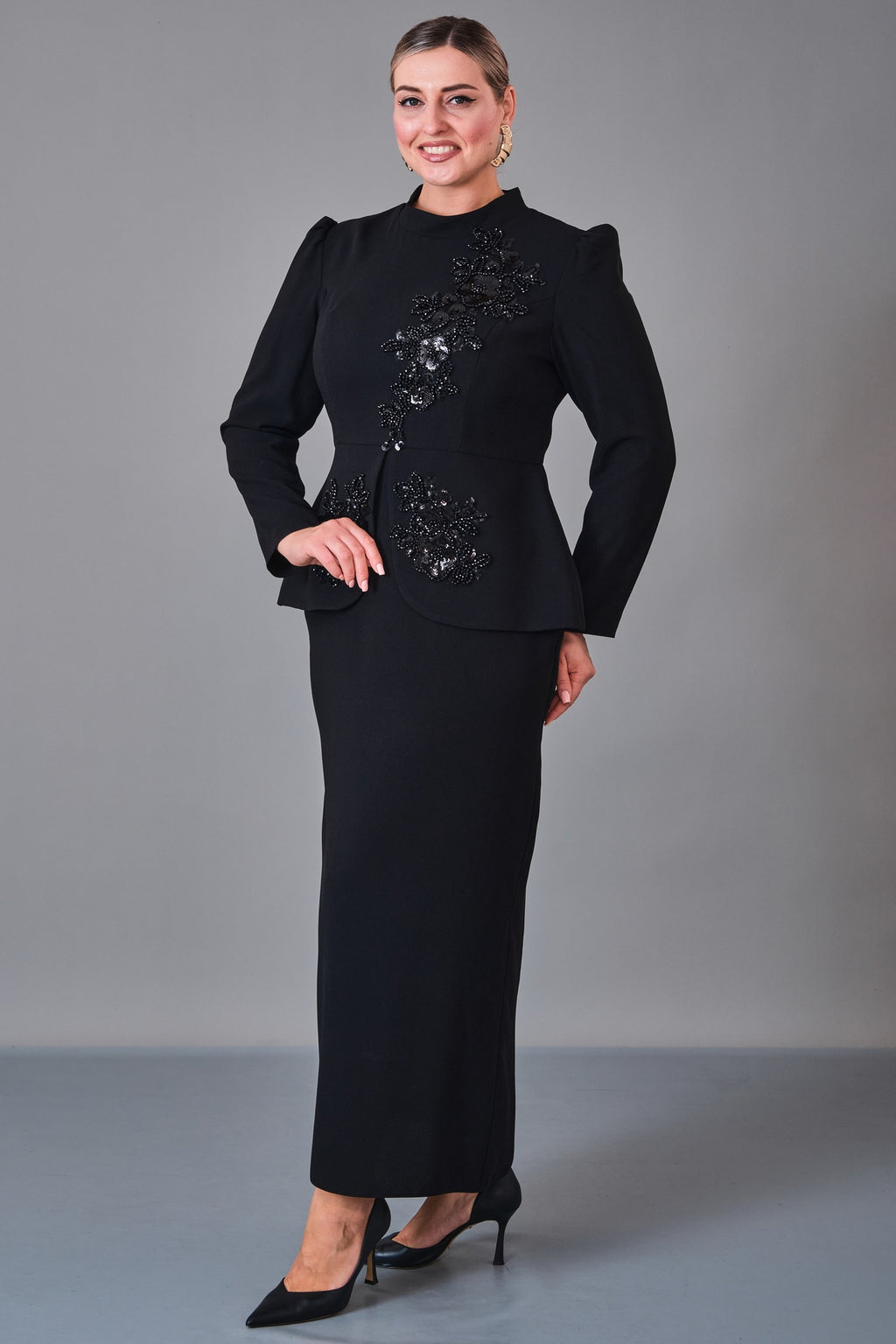 Le Queen - Plus Size Dress (LQN27K2881) - 8690200231797