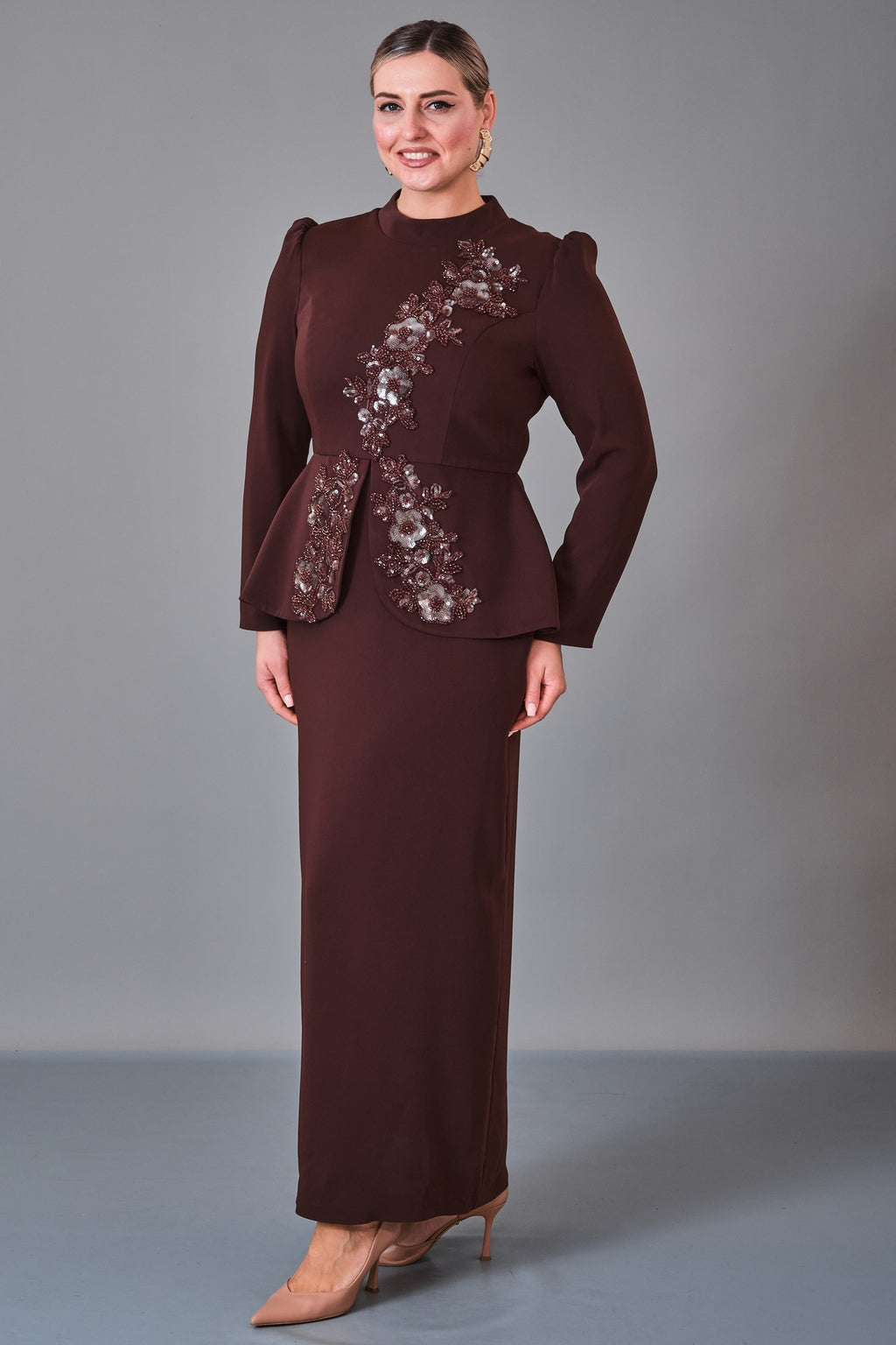 Le Queen - Plus Size Dress (LQN27K2881) - 8690200231803