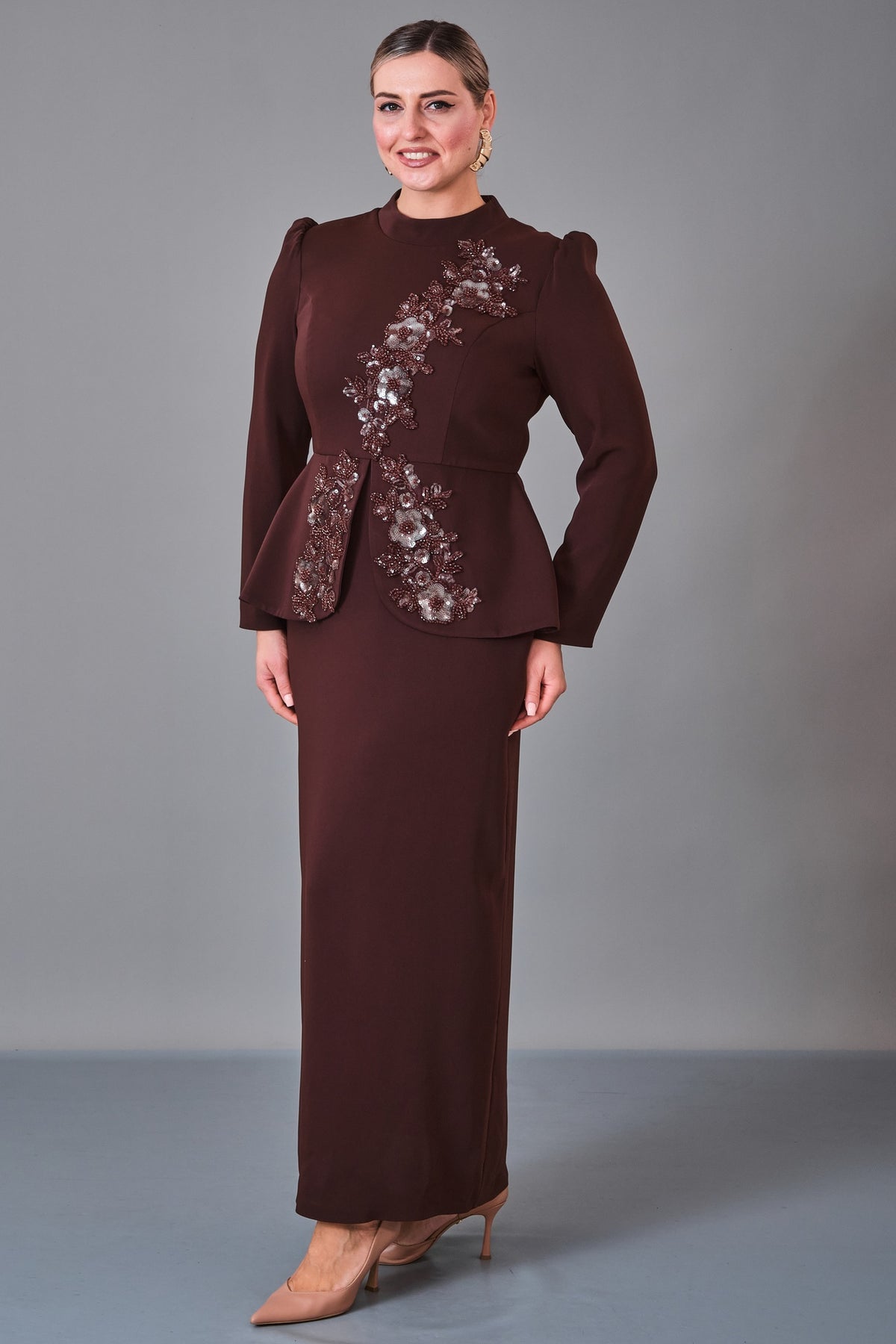 Le Queen - Plus Size Dress (LQN27K2881) - 8690200231803