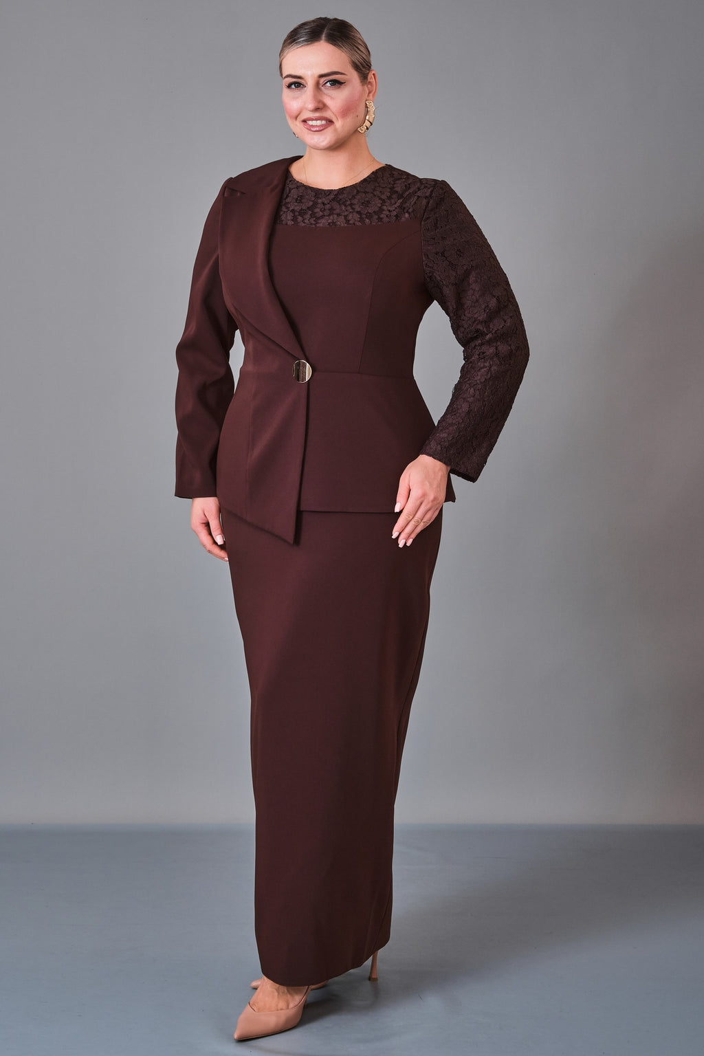 Le Queen - Plus Size Dress (LQN27K2956) - 8690200231834