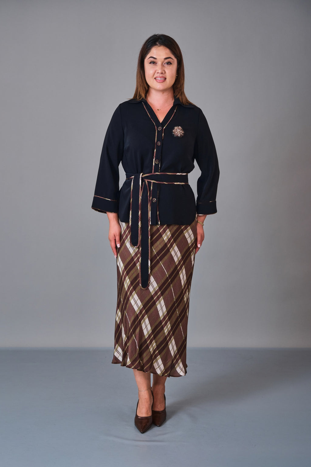 Dress Port - Plus Size Suit (DSP27K3659) - 8690200231841