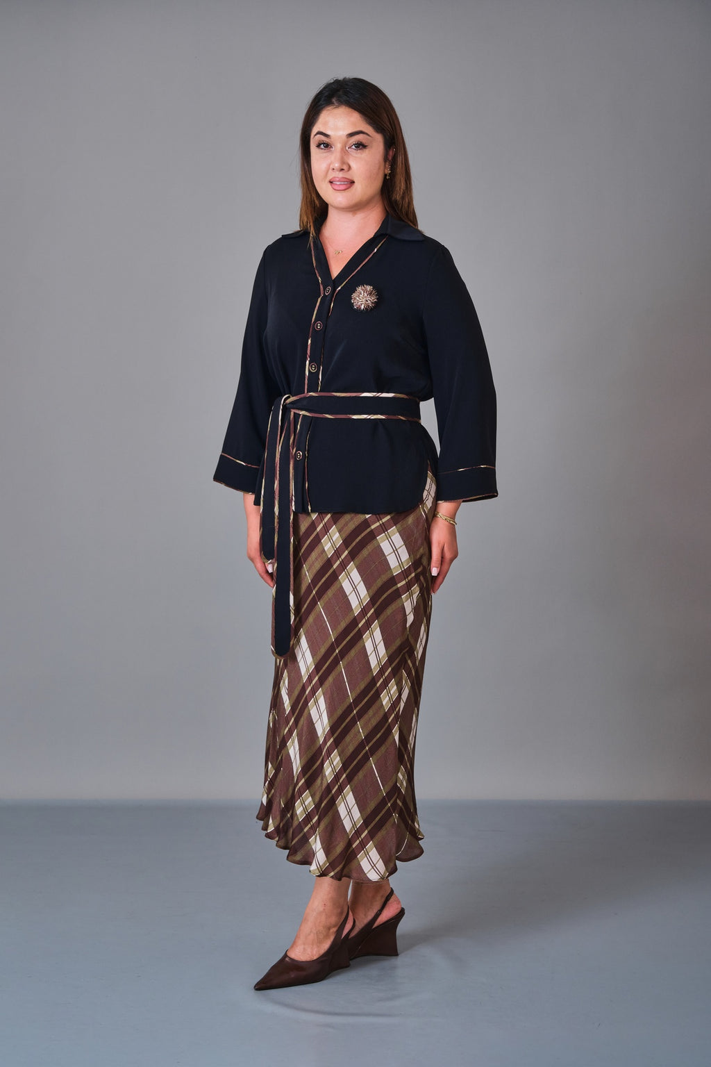 Dress Port - Plus Size Suit (DSP27K3659) - 8690200231841
