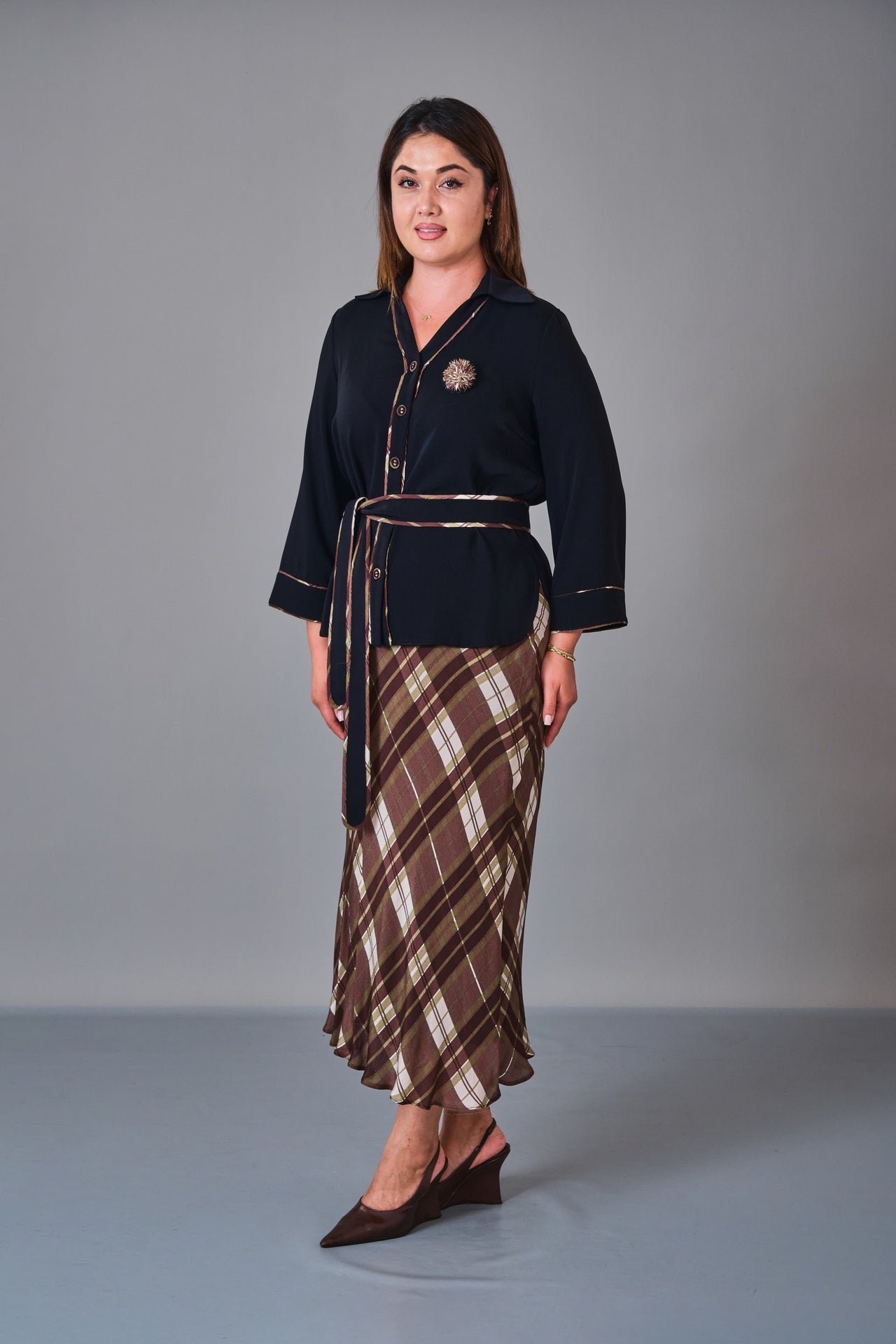 Dress Port - Plus Size Suit (DSP27K3659) - 8690200231841