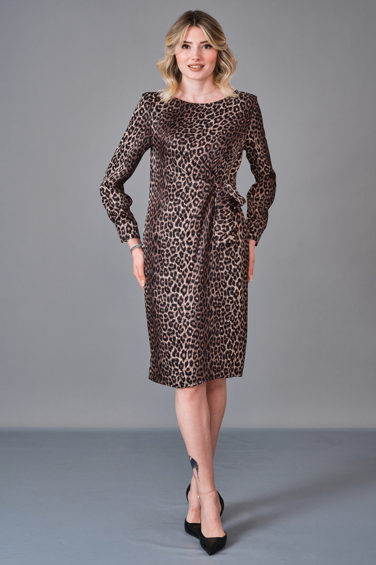 Laluce - Regular Size Dress (LL.K27.ELB.LE599) - 8690200231896